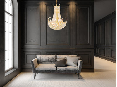 product image for Corona 24 Light Chandelier Elegant Lighting Value V8949D30C Rc 16 51