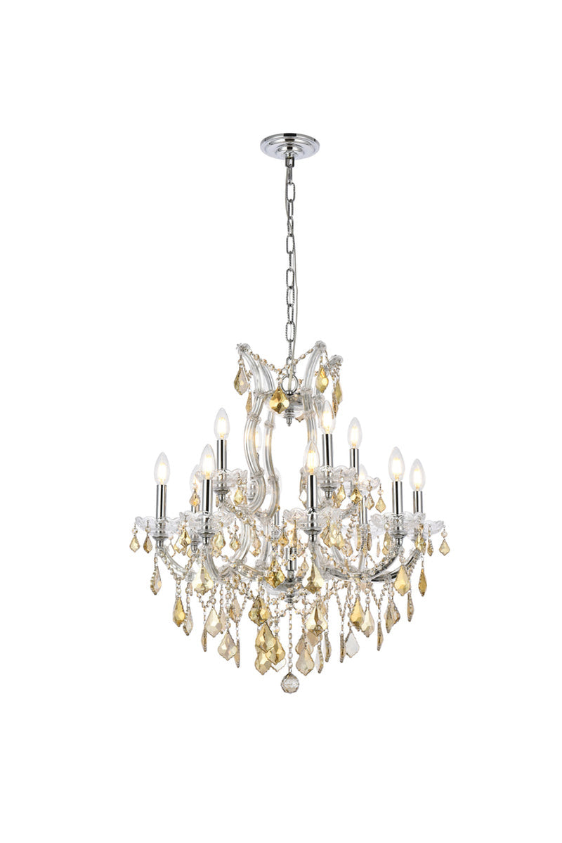 media image for Maria Theresa 19 Light Chandelier Elegant Lighting 2800D30C Gt Rc 5 223