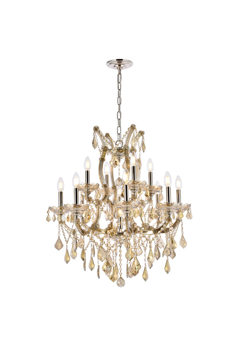 media image for Maria Theresa 13 Light Chandelier Elegant Lighting 2800D27C Gt Rc 5 268