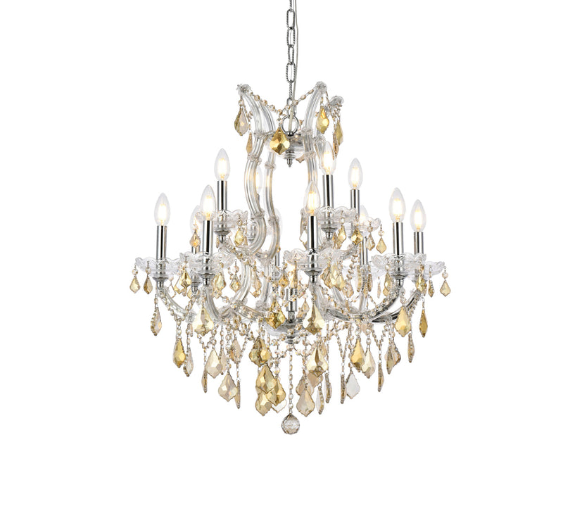 media image for Maria Theresa 13 Light Chandelier Elegant Lighting 2800D27C Gt Rc 6 289