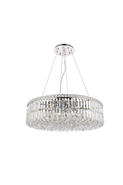 product image for Maxime 12 Light Chandelier Elegant Lighting Value V2031D20C Rc 38 57