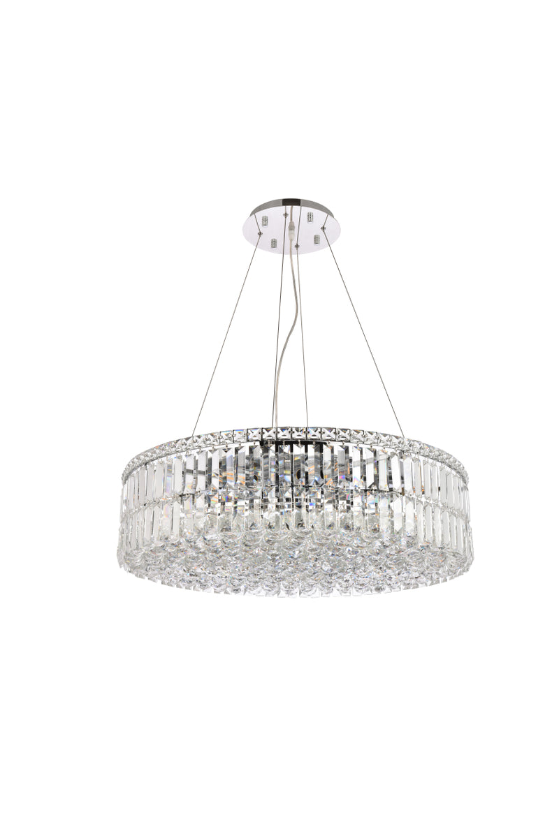 media image for Maxime 12 Light Chandelier Elegant Lighting Value V2031D20C Rc 38 298