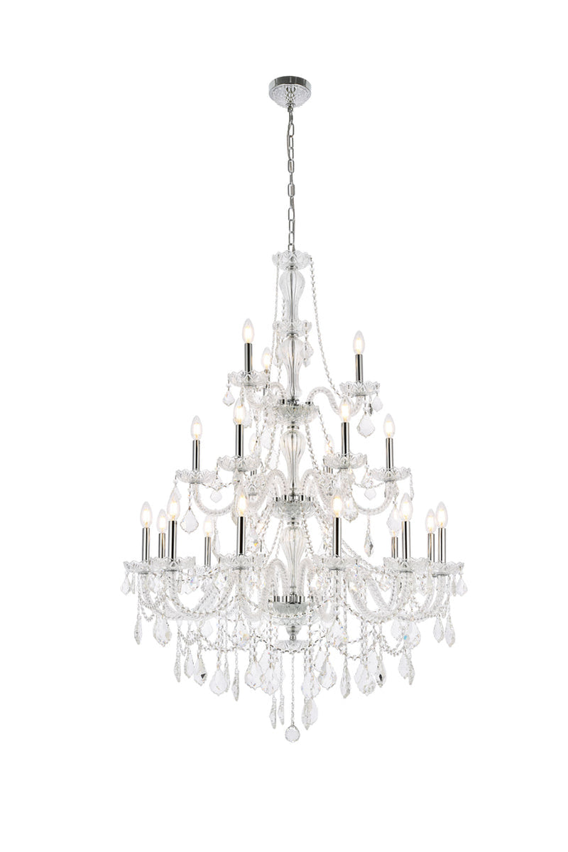 media image for Giselle 21 Light Chandelier Elegant Lighting Value V7890G38C Rc 1 228