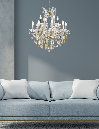 product image for Maria Theresa 19 Light Chandelier Elegant Lighting 2800D30C Gt Rc 34 74