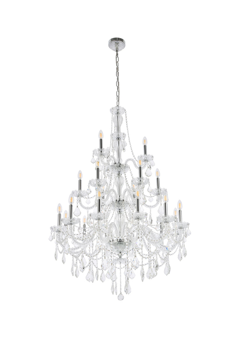 media image for Giselle 21 Light Chandelier Elegant Lighting Value V7890G38C Rc 11 284