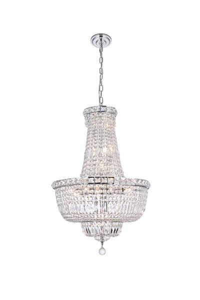 product image of Tranquil 22 Light Chandelier Elegant Lighting Value V2528D22C Rc 1 547
