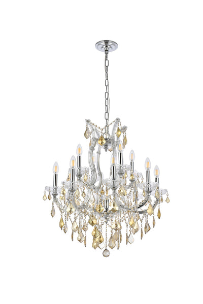 product image for Maria Theresa 13 Light Chandelier Elegant Lighting 2800D27C Gt Rc 26 62