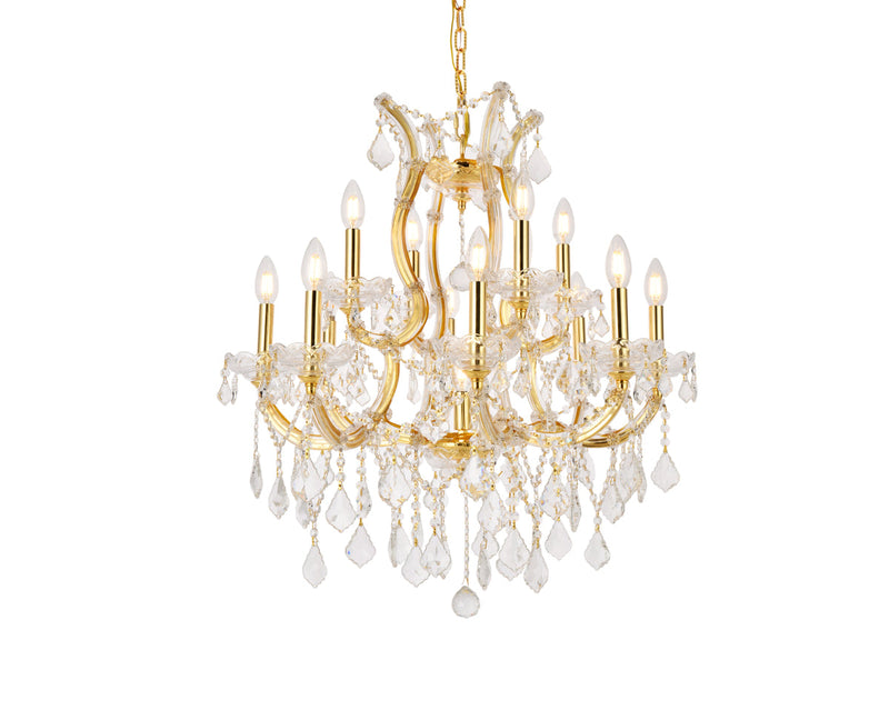 media image for Maria Theresa 13 Light Chandelier Elegant Lighting 2800D27C Gt Rc 9 226