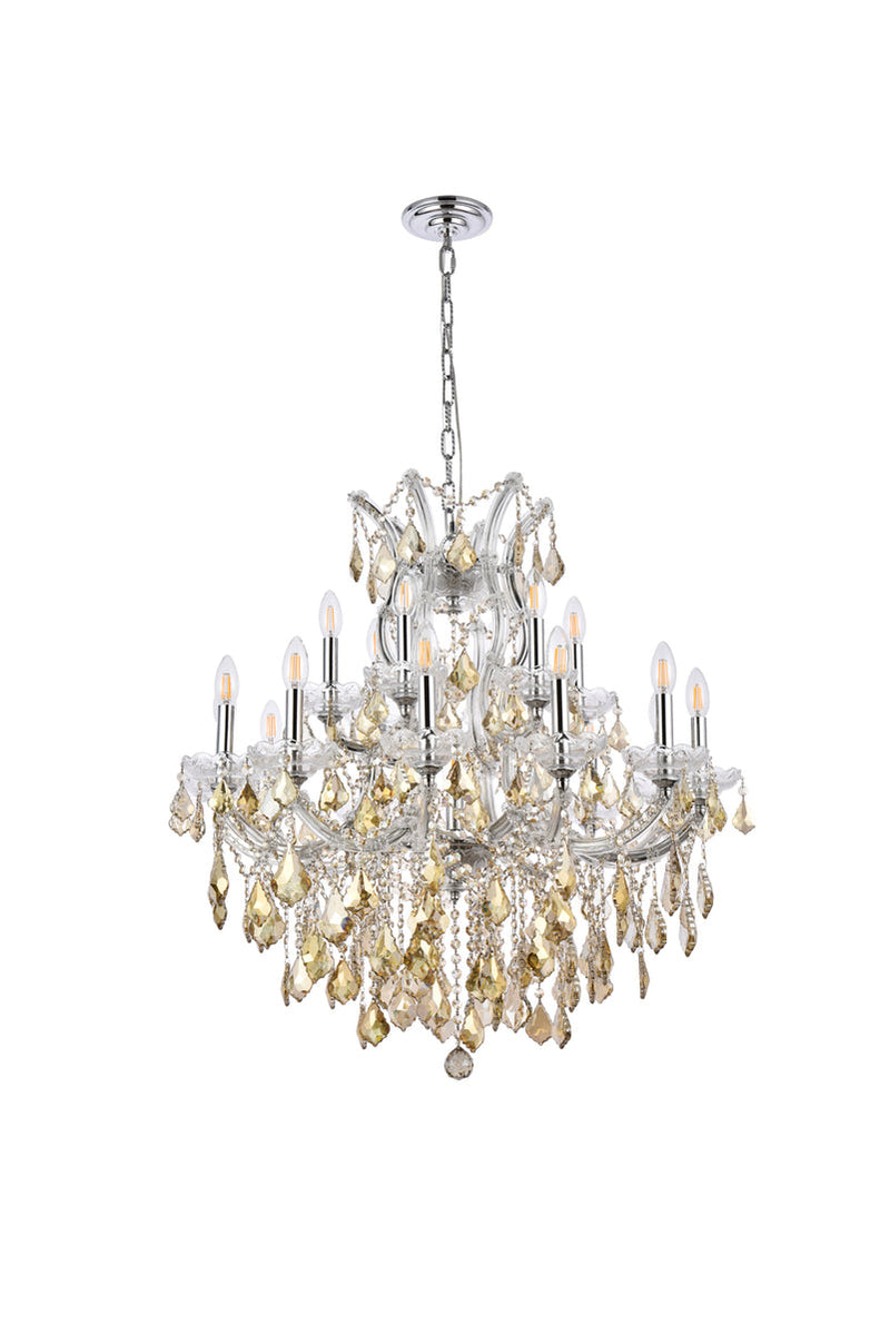 media image for Maria Theresa 19 Light Chandelier Elegant Lighting 2800D30C Gt Rc 26 282