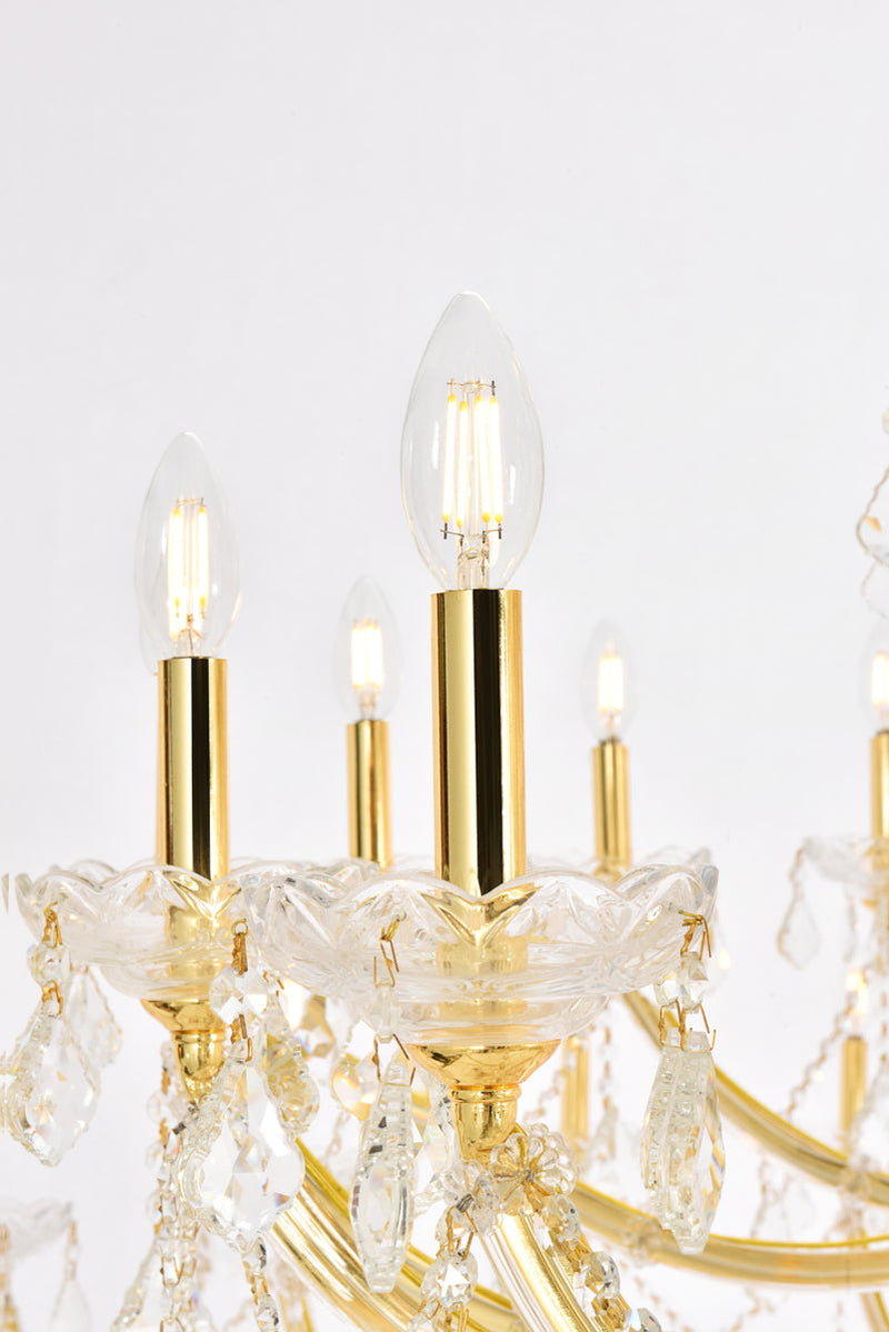 media image for Maria Theresa 84 Light Chandelier Elegant Lighting 2800G120C Rc 8 296