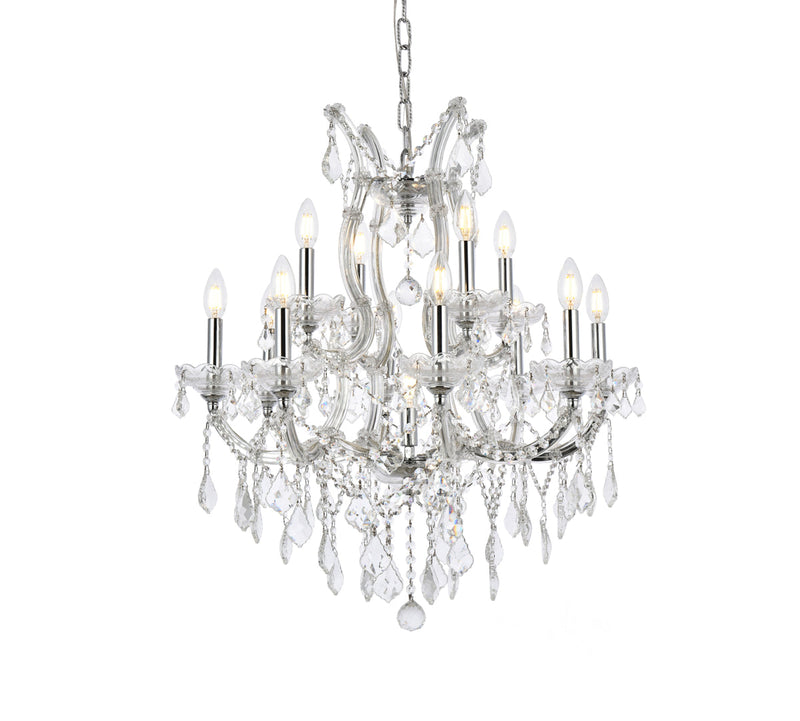 media image for Maria Theresa 13 Light Chandelier Elegant Lighting 2800D27C Gt Rc 7 227