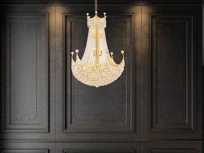 product image for Corona 24 Light Chandelier Elegant Lighting Value V8949D30C Rc 14 20