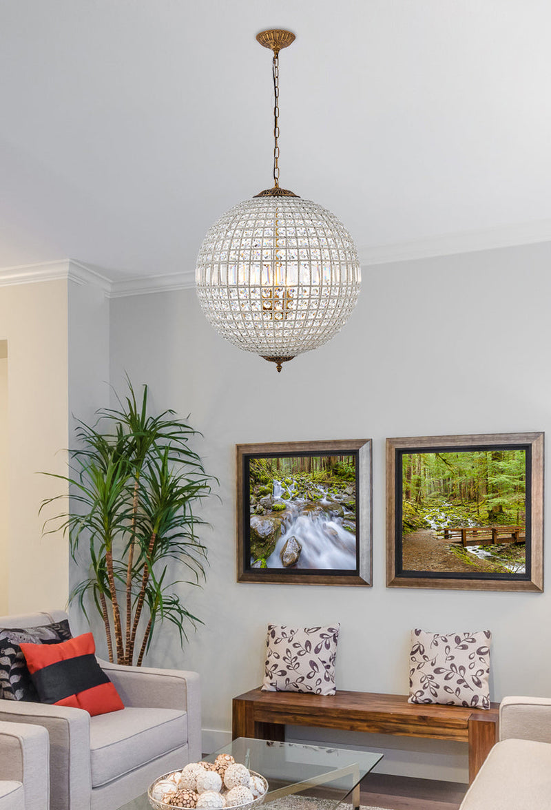 media image for Olivia 5 Light Chandelier Urban Classic 1205D24Fg Rc 15 24