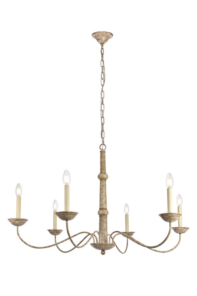 product image for Merritt 6 Light Chandelier Living District Ld6007D35Wd 2 41