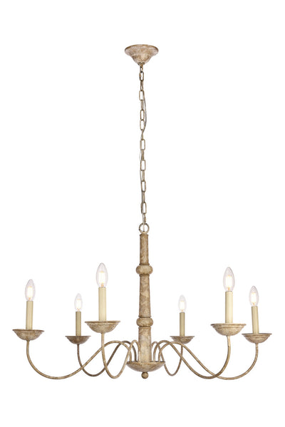 product image of Merritt 6 Light Chandelier Living District Ld6007D35Wd 1 533