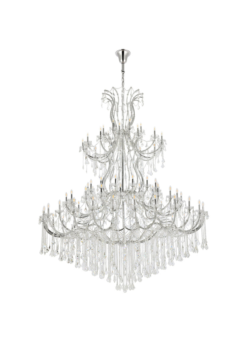 media image for Maria Theresa 84 Light Chandelier Elegant Lighting 2800G120C Rc 11 246