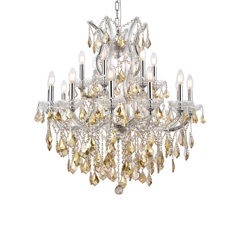 media image for Maria Theresa 19 Light Chandelier Elegant Lighting 2800D30C Gt Rc 6 288