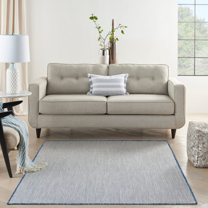 media image for courtyard ivory blue rug by nourison 99446841735 redo 5 287