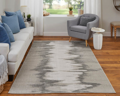 product image for Orin Abstract Gray/Taupe/Ivory Rug 8 6