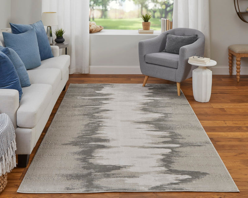 media image for Orin Abstract Gray/Taupe/Ivory Rug 8 234