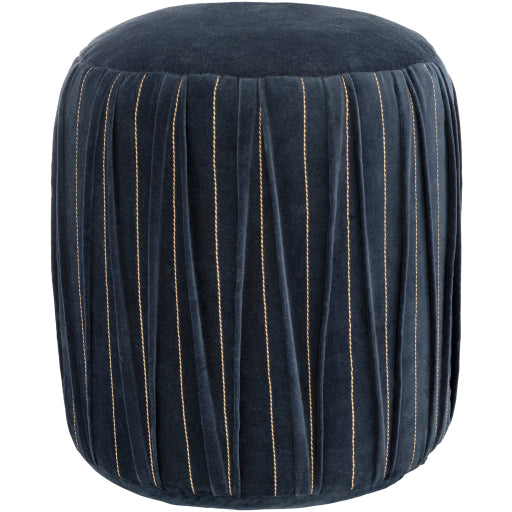 media image for Vela Cotton Pouf in Various Colors Flatshot Image 224