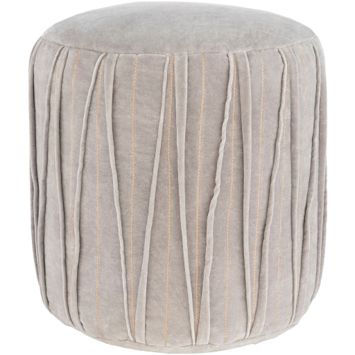 media image for Vela Cotton Pouf in Various Colors Flatshot Image 266