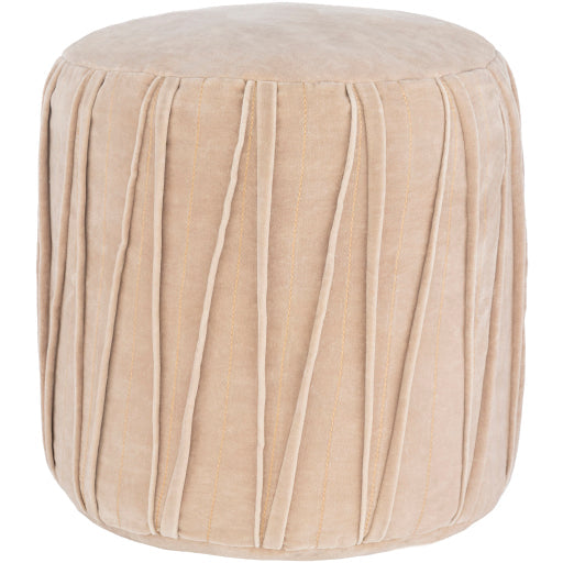 media image for Vela Cotton Pouf in Various Colors Flatshot Image 212