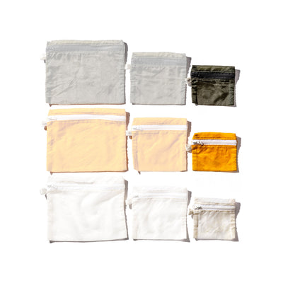 product image for vintage parachute light pouch small white design by puebco 4 8