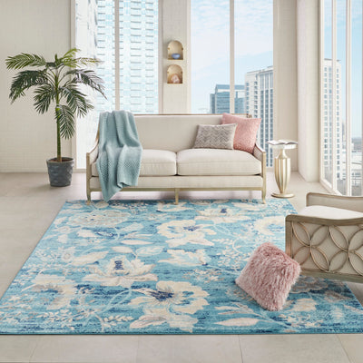 product image for tranquil turquoise rug by nourison 99446483843 redo 5 8