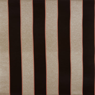 product image for Regency Stripe Bronze/Coral Flocked Wallpaper 84