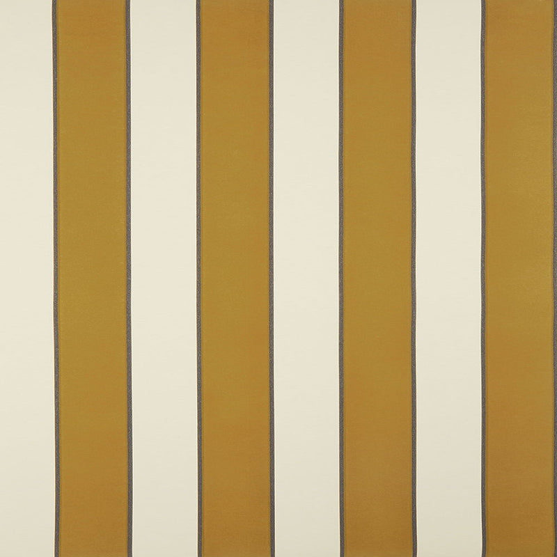 media image for Regency Stripe Ochre Flocked Wallpaper 254