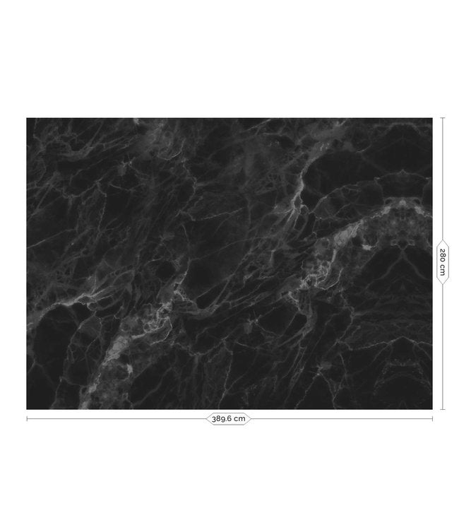 media image for Marble Black Wall Mural by KEK Amsterdam 260
