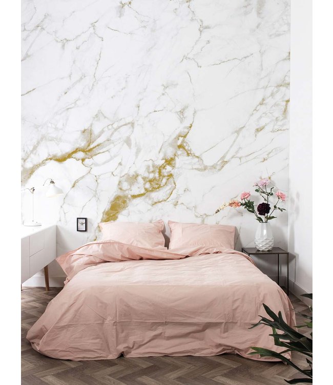 media image for Marble White/Gold Wall Mural by KEK Amsterdam 285