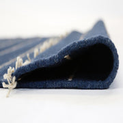 warby handwoven rug in navy in multiple sizes design by pom pom at home 6