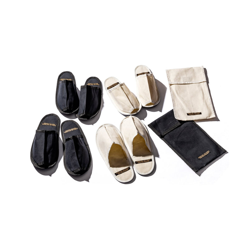 media image for waxed canvas portable slipper large black design by puebco 2 217