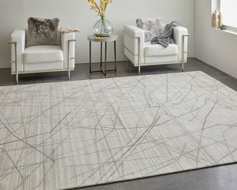 media image for archor geometric contemporary hand tufted ivory charcoal rug by bd fine wtnr8894ivychlh00 7 25