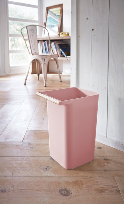 product image for como handle 2 5 gallon wastebasket by yamazaki 10 5