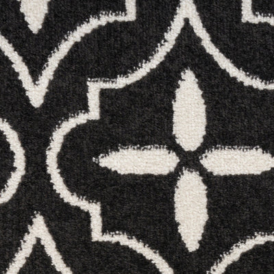 product image for Nourison Essentials Indoor Outdoor Black Ivory Moroccan Rug By Nourison Nsn 099446940674 7 52