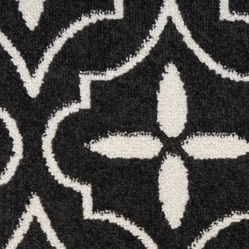 media image for Nourison Essentials Indoor Outdoor Black Ivory Moroccan Rug By Nourison Nsn 099446940674 7 275