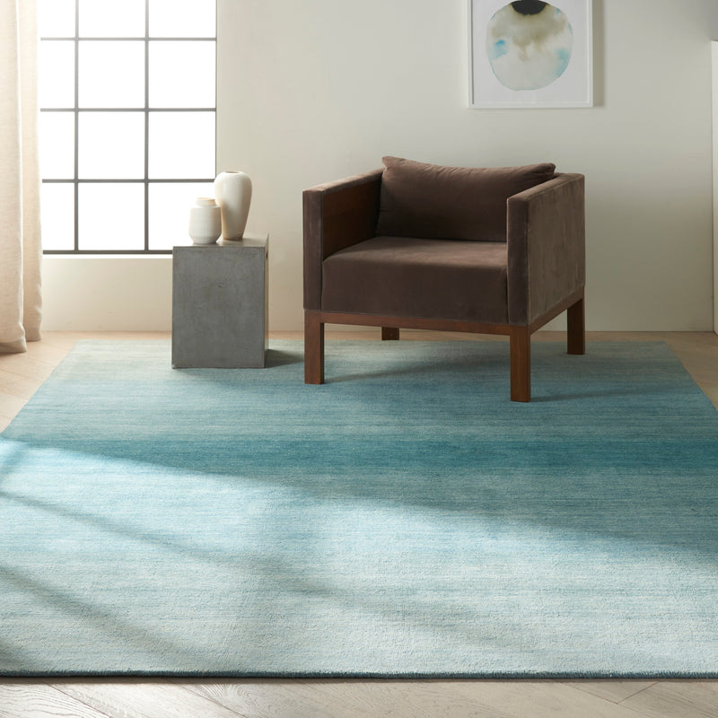 media image for linear glow handmade aqua rug by nourison 99446136848 redo 4 256