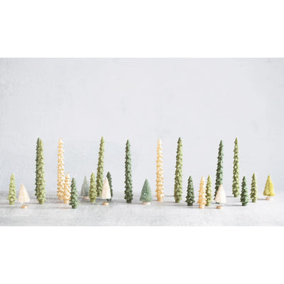 product image for tree shaped taper candles unscented 5 77