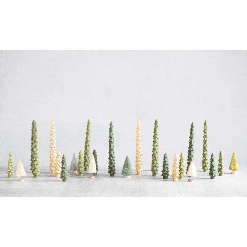 media image for tree shaped taper candles unscented 5 275