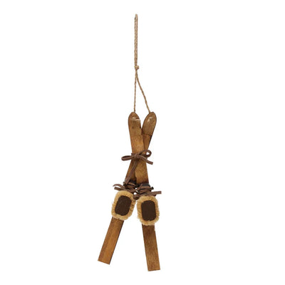 product image of skis ornament with boots 1 595