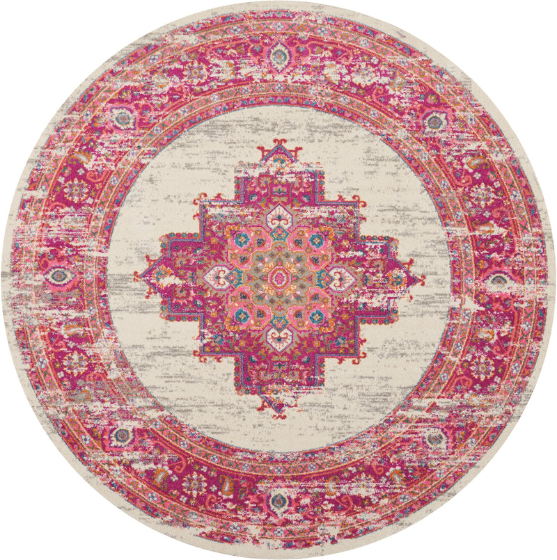 media image for passion ivory fushia rug by nourison 99446388094 redo 2 212