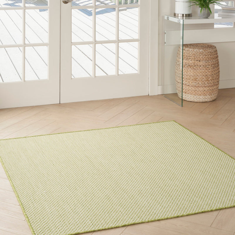 media image for Nourison Home Courtyard Ivory Green Modern Rug By Nourison Nsn 099446162403 16 245