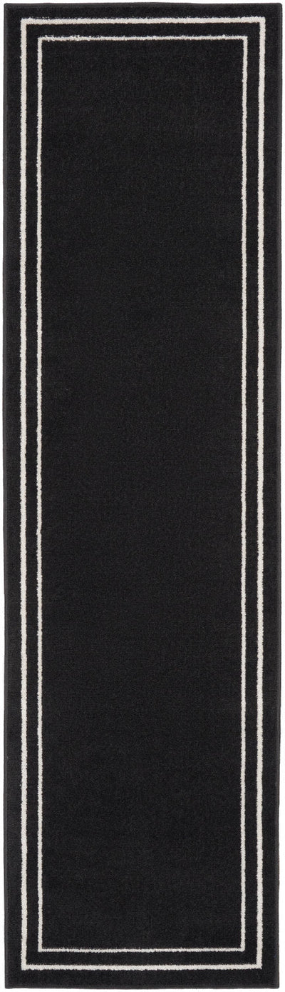 product image for Nourison Home Nourison Essentials Black Ivory Contemporary Rug By Nourison Nsn 099446136633 2 64