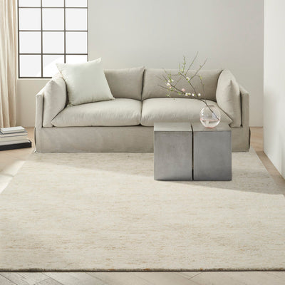 product image for Calvin Klein Billows Ivory Beige Modern Indoor Rug 8 88