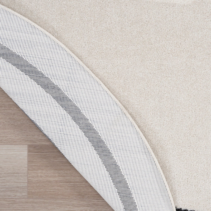media image for Nourison Home Nourison Essentials Ivory Black Contemporary Rug By Nourison Nsn 099446148162 7 294