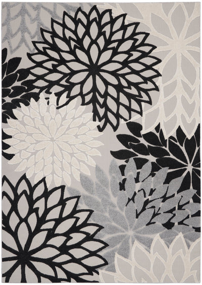 product image of aloha black white rug by nourison 99446829559 redo 1 594