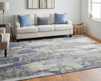 product image for takara abstract contemporary blue gray rug by bd fine clor39k6blugryh13 7 10